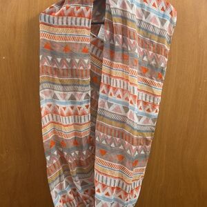 Colorful Geometric Patterned Scarf